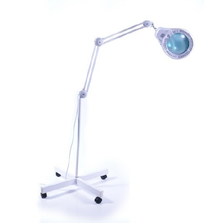 Lamp Magnifying 5 Diopter Fluorescent, LED Mobile Base 22 W by Brandt Industries, Inc.  ID 80624
